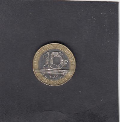 Beschrijving: 10 Francs  BASTILLE 